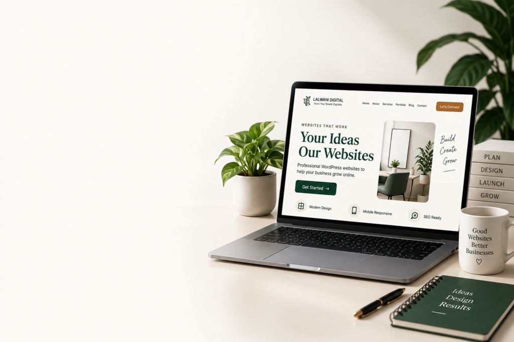 WordPress website hero